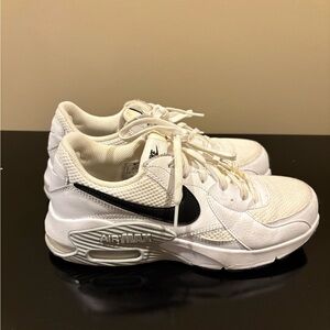 Nike Air Max White and Black Sneakers